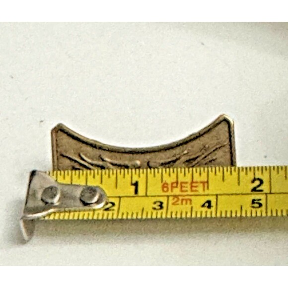 Harley-Davidson HC Flame Pin – 1.75", Bronze-Tone, 2002 - Picture 6 of 6